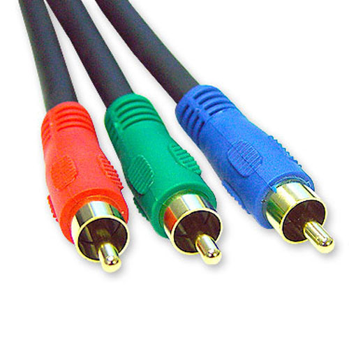 Picture of CMPLE 320-N Component Video Cable 3-RCA Gold HDTV RGB YPbPr -25 FT