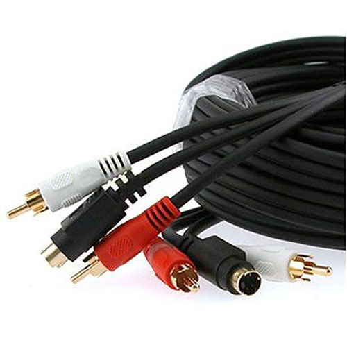 Picture of CMPLE 350-N S-Video &amp; 2-RCA Audio Cable Combo  Gold Plated -75ft