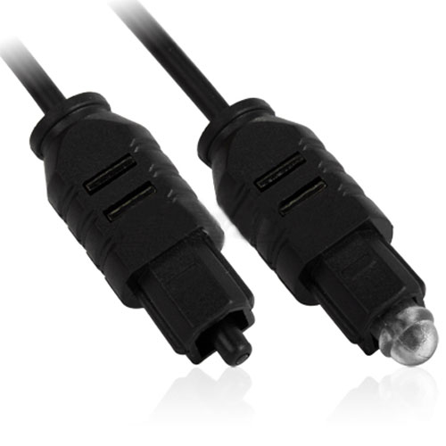 378-N TOSLink Optical Digital Audio Cable SPDIF Dolby Digital DTS- 3 ft -  CMPLE