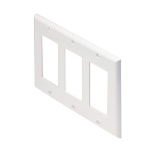 Picture of CMPLE 798-N White Decoro Wall Plate- 3-Gang