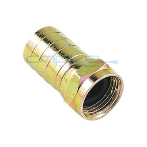 Picture of CMPLE 1188-N F-Connector Crimp-On RG6 û Gold- Pack of 10