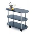 Geneva 36200 Oval 3-Shelf Open Service Cart Geneva 36200 Oval 3-Shelf Open Service Cart