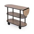 Geneva 36202 Oval 3-Shelf Open Service Cart Geneva 36202 Oval 3-Shelf Open Service Cart