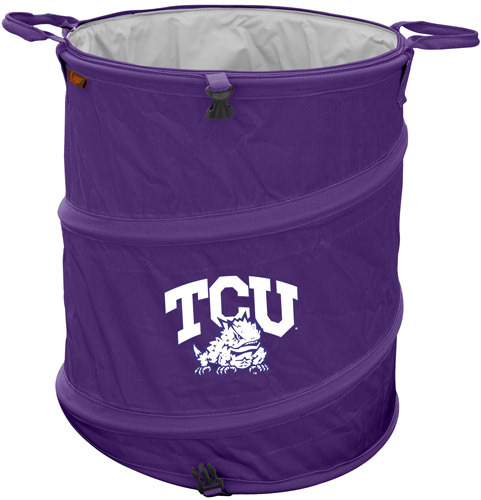 Picture of Logo Brands 215-35 19&amp;quot; T x 16&amp;quot; Dia Texas Christian University TCU Trash Can Cooler