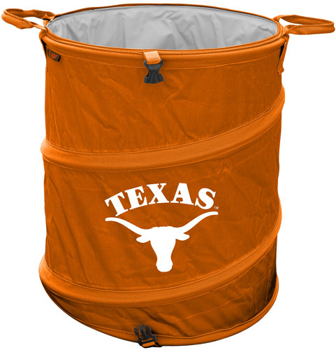Picture of Logo Brands 218-35 19&amp;quot;H x 16.5&amp;quot; Dia. Collegiate Trash Can - Texas