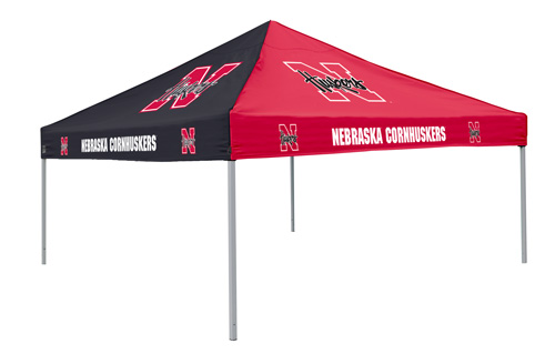 Picture of Logo Brands 182-42 Nebraska red-black Pinwheel Tent