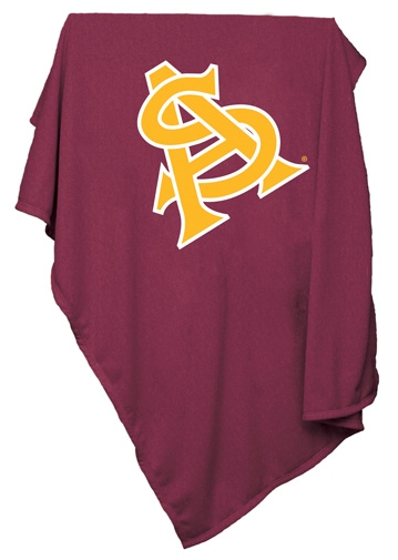 Picture of Logo Brands 107-74 Arizona State Sweatshirt Blanket