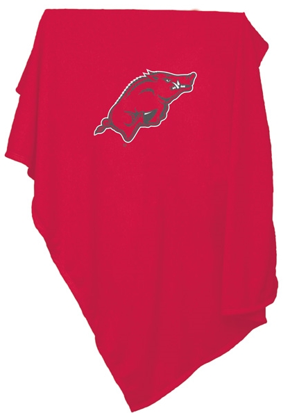 Picture of Logo Brands 108-74 Arkansas Sweatshirt Blanket