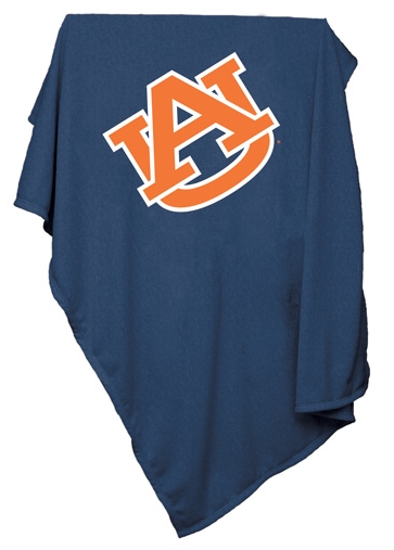 Picture of Logo Brands 110-74 Auburn Sweatshirt Blanket