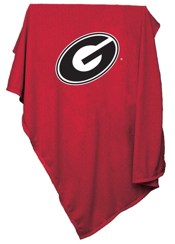 Picture of Logo Brands 142-74 Georgia Sweatshirt Blanket