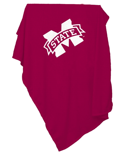 Picture of Logo Brands 177-74 Mississippi State Sweatshirt Blanket