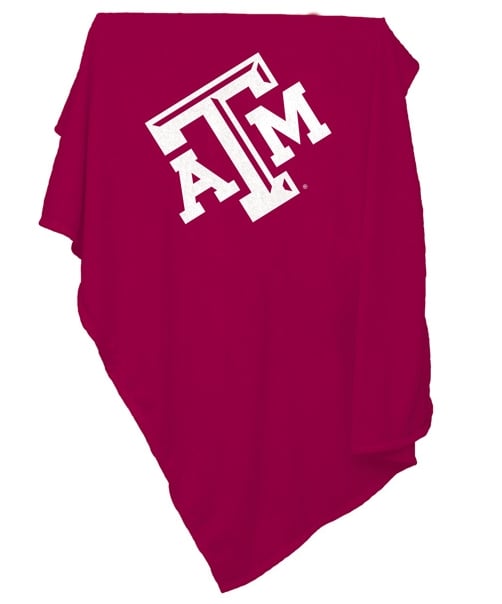 Picture of Logo Brands 219-74 Texas A&amp;M Sweatshirt Blanket