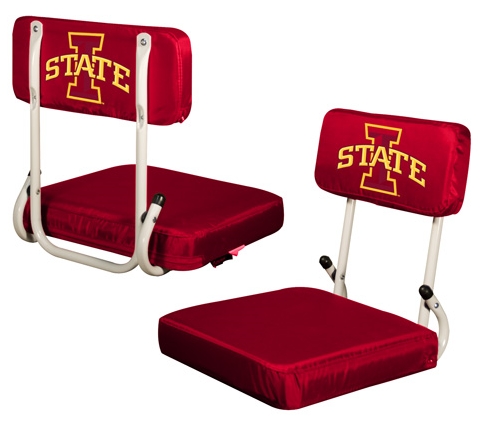 Picture of Logo Brands 156-94 Iowa State Hard Back Stadium Seat
