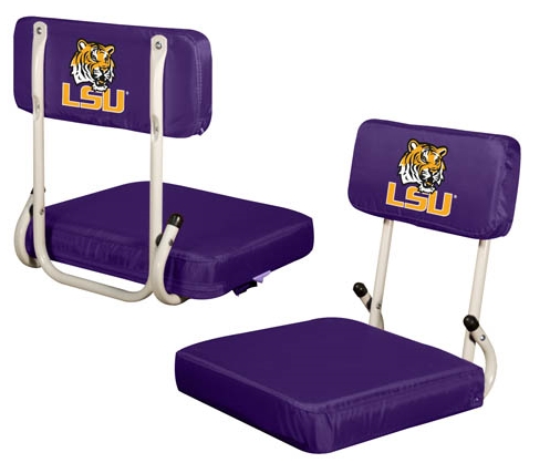 Picture of Logo Brands 162-94 Louisiana State University Hard Back Stadium Seat