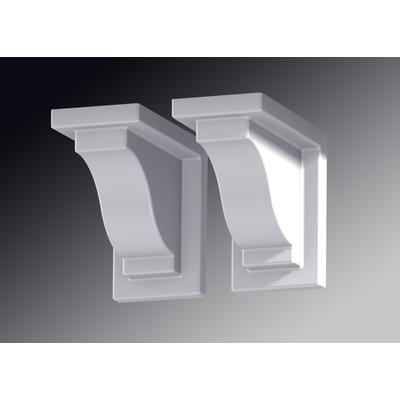 4821-W Yorkshire Decorative Brackets 2 Pack - White