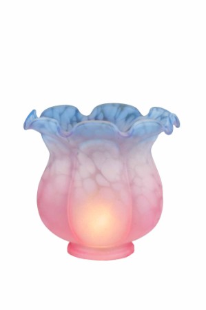 10244 5 in. Melon Flower Pink-Blue