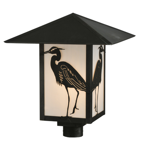 118724 16 in. Sq Seneca Heron Post Mount