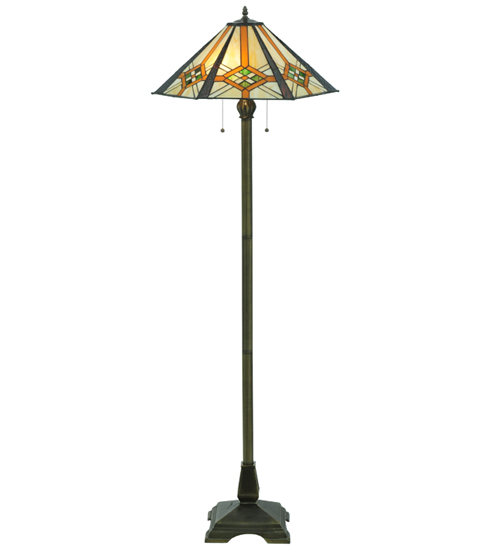 Picture of Meyda  118694 61 in. H Crosshairs Mission Hex Floor Lamp
