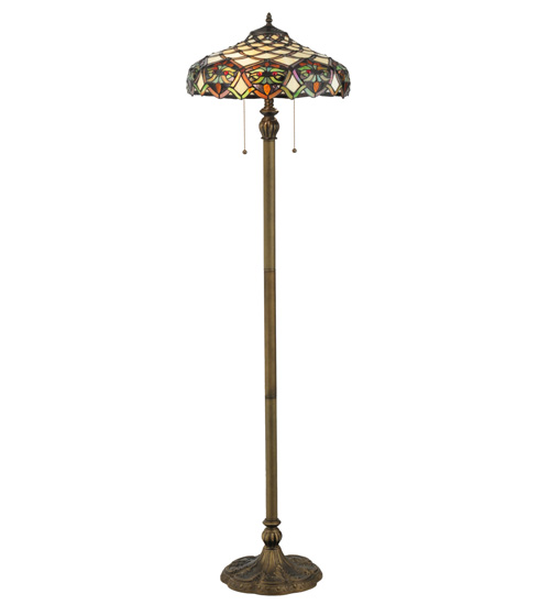 Tiffany Style 60" Franco Floor Lamp