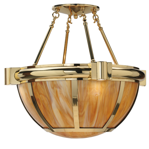 118859 33 in. W Auburn Semi-Flushmount