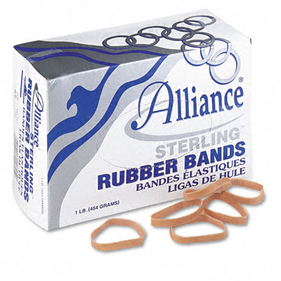 Picture of Alliance ALL-24625 Sterling Ergonomically Correct Rubber Bands&#44; No. 62&#44; 2.5 x .25&#44; 600 Bands-1lb Box