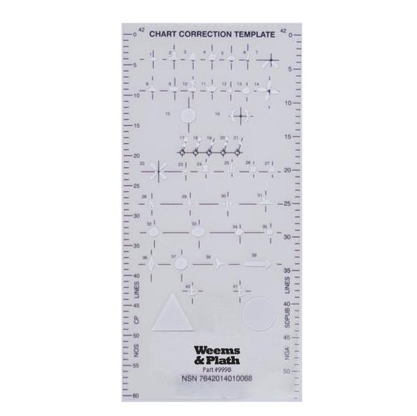 Picture of Weems & Plath 9998 Chart Correction Template