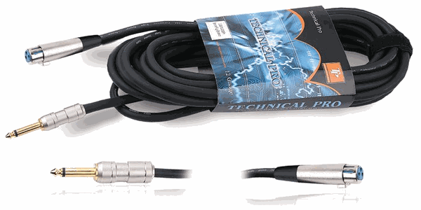 cqx1615 .25 in. to XLR Audio Cables -  Technical Pro