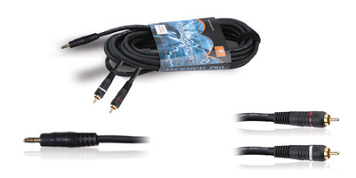 cymr186 MP3 to Dual RCA Audio Cables -  Technical Pro