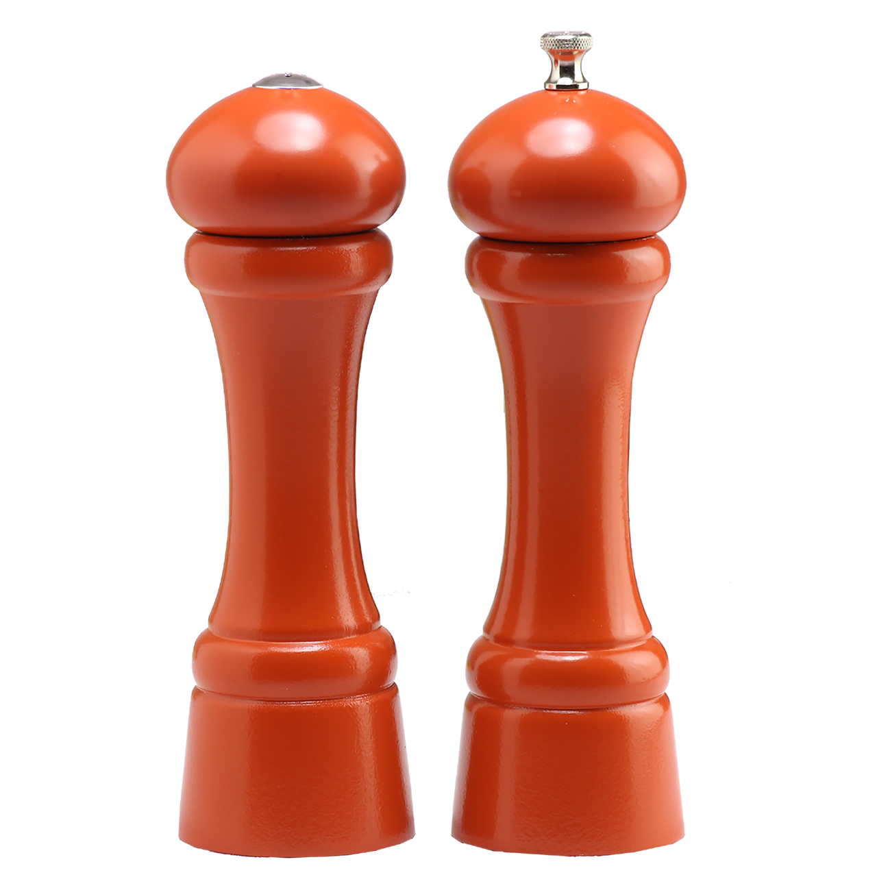 Picture of Chef Specialties 08900 8 in. Butternut Orange Pepper Mill and Salt Shaker Set