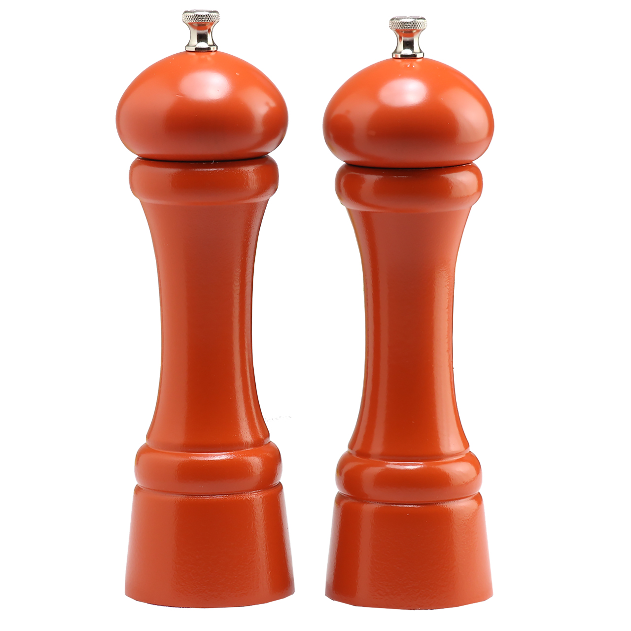 Picture of Chef Specialties 08902 8 in. Butternut Orange Pepper and Salt Mill Set