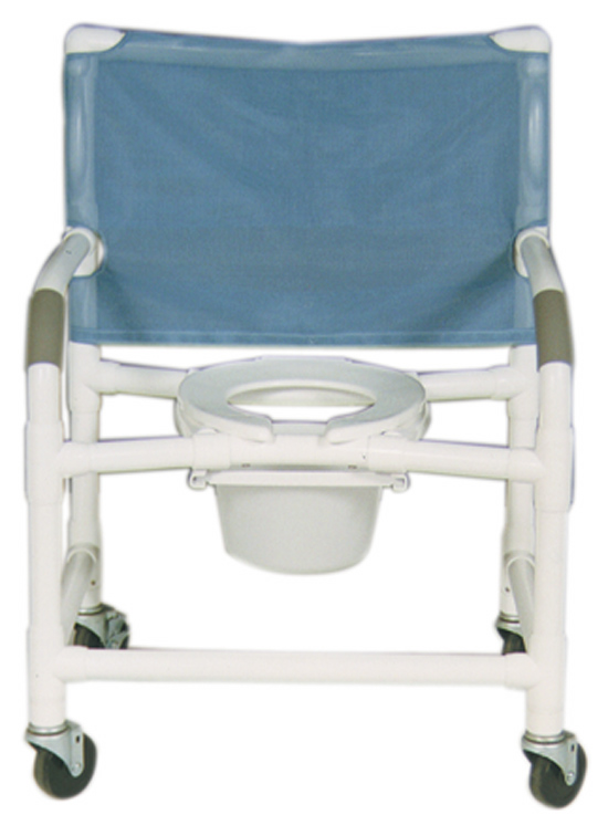 MJM International 126-4-NB Shower- Commode Chair