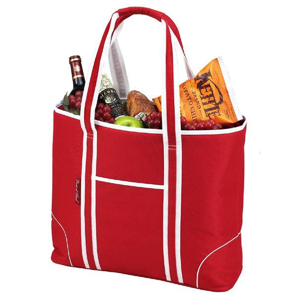 Picture of Picnic at Ascot 421-R Large Insulated Tote - Red