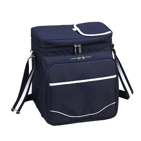 Picture of Picnic at Ascot 526-BLB Bold Picnic Cooler for 2 - Navy-White