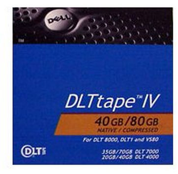 Picture of DELL 09W080 DLT IV Tape 40-80GB Tape Cartridge