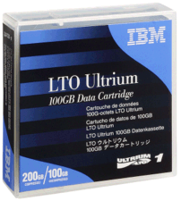 Picture of IBM 08L9120 LTO-1 Ultrium 100-200GB Data Tape Cartridge