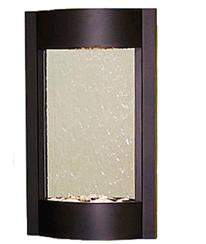 SWA3540 Serene Waters - Silver Mirror Wall Fountain