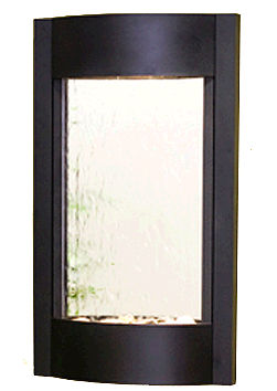 Serene Waters - Silver Mirror Wall Fountain