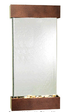 Whispering Creek - Silver Mirror Wall Fountain