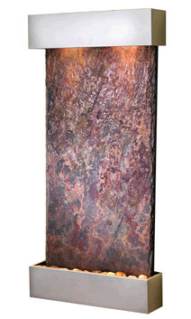 Whispering Creek - Rajah Natural Slate Wall Fountain