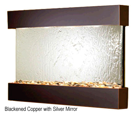 RCS1540 Reflection Creek - Silver Mirror Wall Fountain