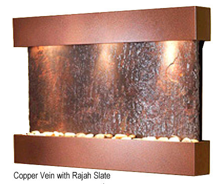 Reflection Creek - Rajah Natural Slate Wall Fountain