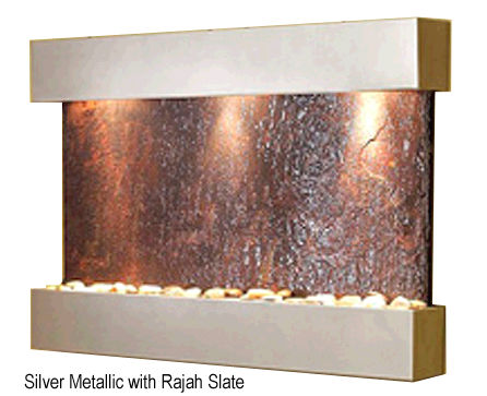 Reflection Creek - Rajah Natural Slate Wall Fountain