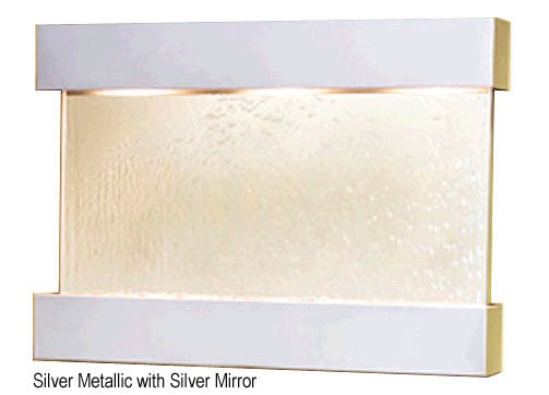 RCS4540 Reflection Creek - Silver Mirror Wall Fountain