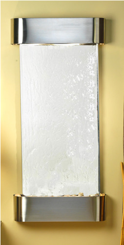 Cascade Springs - Silver Mirror Wall Fountain