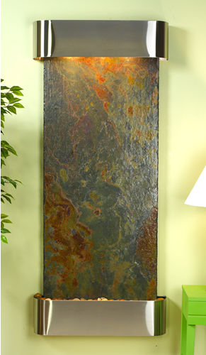 Inspiration Falls - Rajah Natural Slate Wall Fountain
