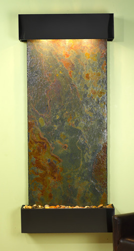Inspiration Falls - Rajah Natural Slate Wall Fountain