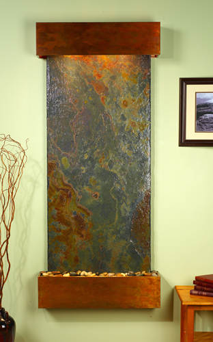 Inspiration Falls - Rajah Natural Slate Wall Fountain