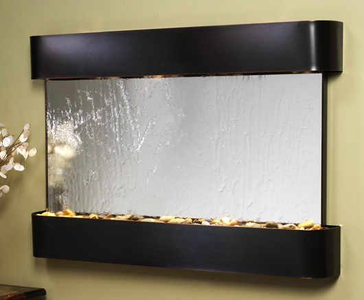 Sunrise Springs - Silver Mirror Wall Fountain