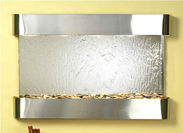 Sunrise Springs - Silver Mirror Wall Fountain