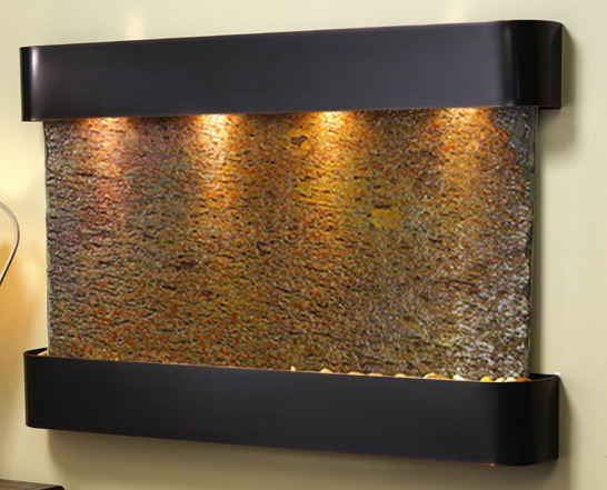 Sunrise Springs - Rajah Natural Slate Wall Fountain